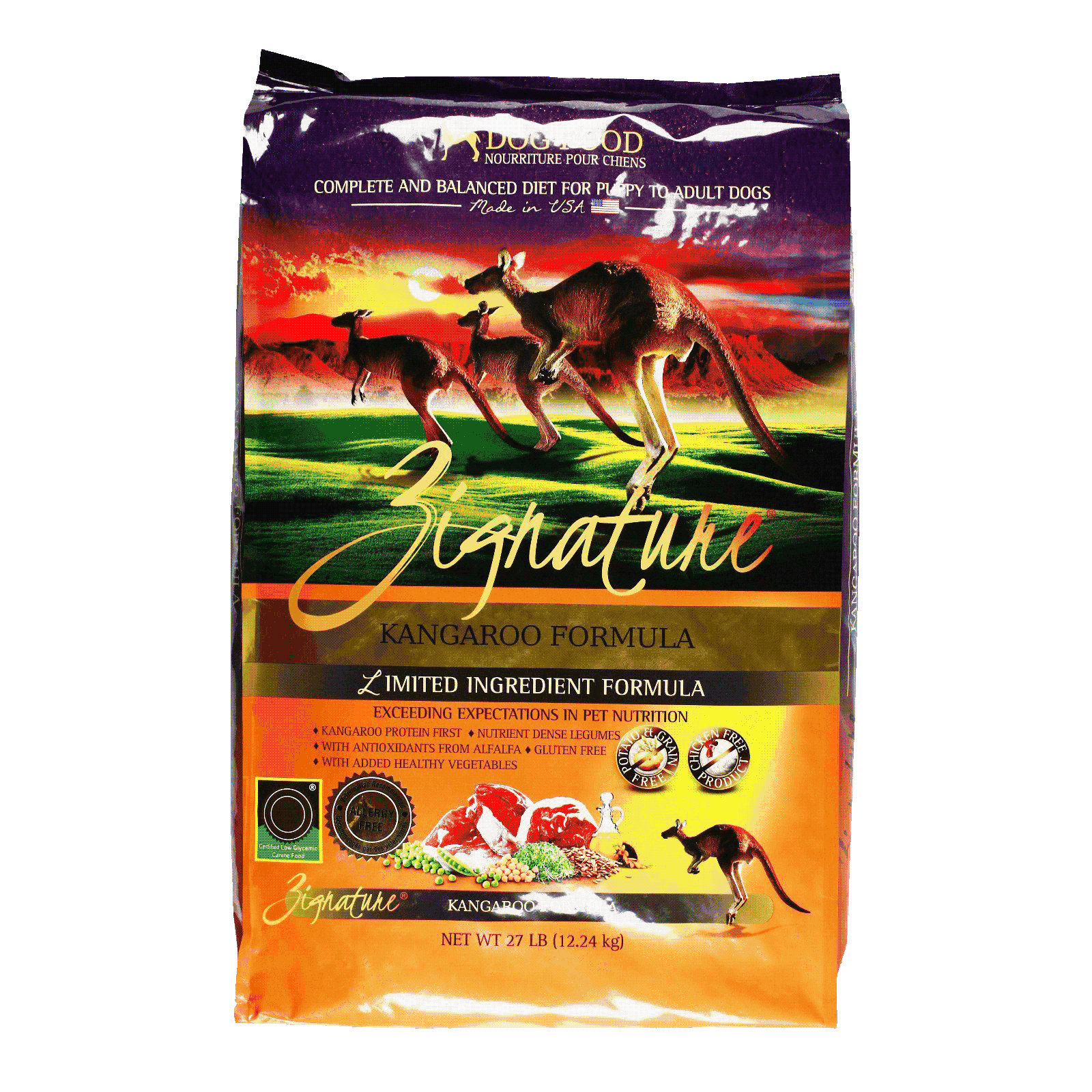 kangaroo formula dog food