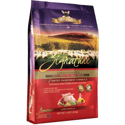 what is zignature dog food