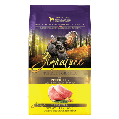 zignature dog food sold near me